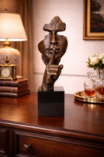 Bronze Skulptur „Stille“