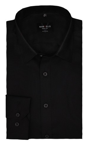 Marvelis hemd schwarz - schwarz, fit