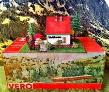 Vero DDR H0 TT  5820/ 129/ 689 Cafe Waldfrieden Haus alt antik 60er Jahre