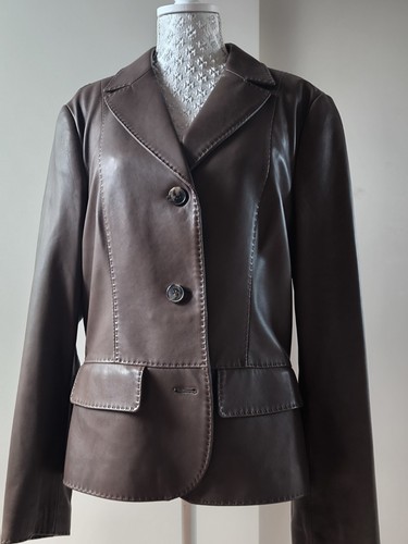 Christ braun damen - christ, lederjacke