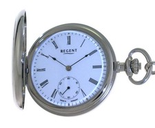 Regent Made in Germany Taschenuhr UNITAS 6498-1 Werk + Kette UVP* 598,00 EUR
