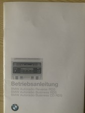 Betriebsanleitung BMW Autoradio, Reverse RDS, Business RDS, Business CD RDS.