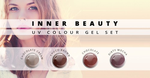 Farbgel set inner beauty - set, 4