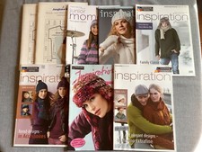 Schachenmayr Inspiration 6 Hefte + Junghans 2 Anleitungshefte Stricken Häkeln