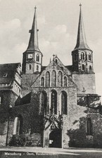 AK MERSEBURG Dom 1957 DDR Sachsen-Anhalt Heldge-Verlag