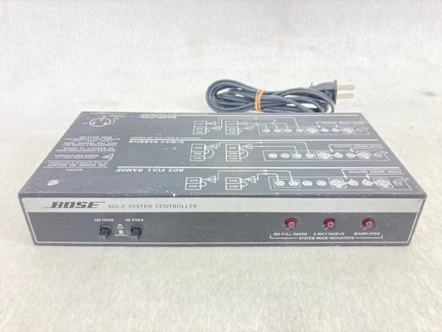 Bose 802 system - system, controller
