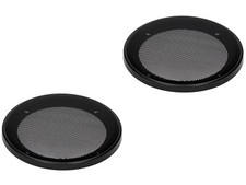1 Paar LS Universal Lautsprechergitter Abdeckung 100mm Lautsprecher schwarz 10cm