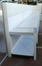 Packtisch Trennwand Wandregal Gondelregal Versandstation Packstation Lager 3,75m