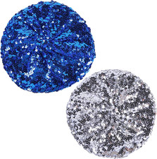 2 Stück Pailletten Hut, Disco