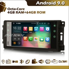 Android 9.0 Autoradio DAB GPS BT WiFi Jeep Compass Dodge Challenger Toyota Hilux