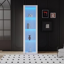 Weiß Hochglanz Vitrine