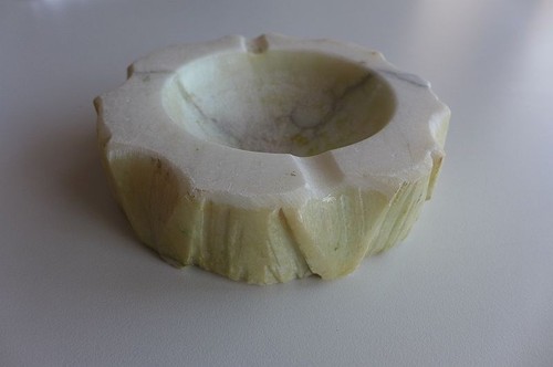 Aschenbecher alabaster - aschenbecher,