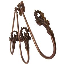 Gardinenhalter 3x alte Raffhalter Messing 26 cm Schalhalter Gardine Schlaufe