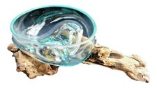 Wurzelholz Glas Schale Big