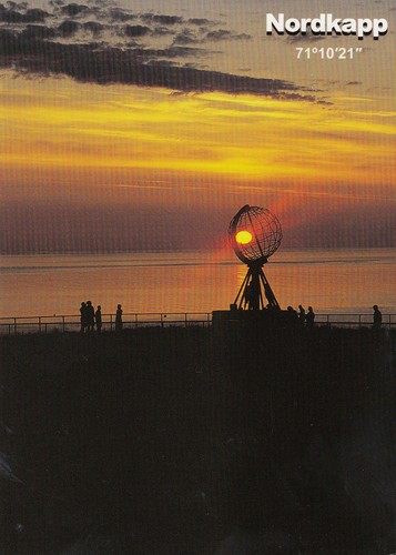 Alte postkarte nordkapp - postkarte,