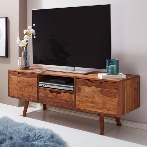 Finebuy lowboard massivholz - finebuy,