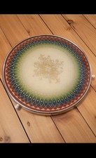 Tortenplatte Servierplatte drehbar Vintage Retro 29 cm