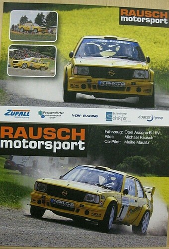 Rallye autogrammkarte michael - autogrammkarte,