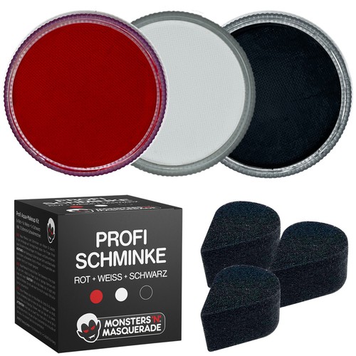 Profi aqua schminke schwarz - profi,