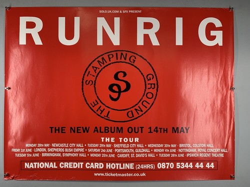 Runrig poster originale - poster,
