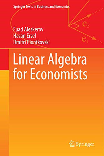 Linear algebra for economists - algebra,