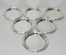 Glasuntersetzer versilbert 6