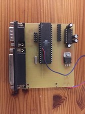 Atmel Atmega162 16PU - Evaluation Board RS232 and SUB15 Interface