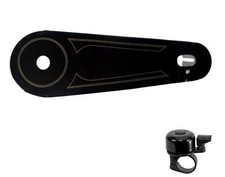 Kettenkasten Hollandrad 26" Schwarz/Gold inkl. 1 x Fahrradklingel