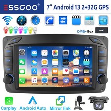 Android 14 Für Mercedes Benz CLK W209 W203 W463 W168 Autoradio GPS Navi RDS DAB+