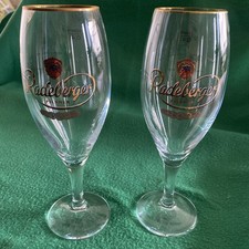 SET of RADEBERGER  Footed Gold
