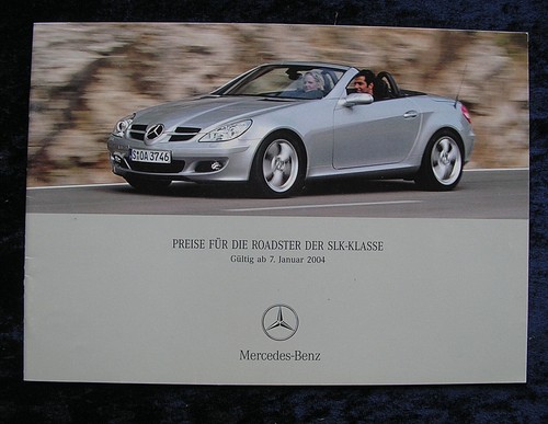 Mercedes slk preisliste - mercedes,