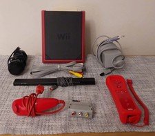 Nintendo Wii MIni Konsole rot , Bundle , getestet , plus 2 Spiele