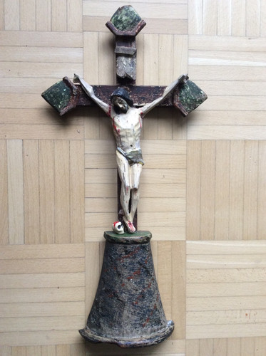 Antikes kruzifix standkreuz - kruzifix, /