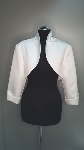Braut bolero brautjacke weiß - brautjacke,