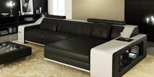 Design Ecksofa Sofa mit USB