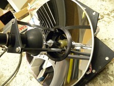 Parabolspiegel  300 mm Durchmesseraus Zielscheinwerfer XSW   mit Hilfsspiegel