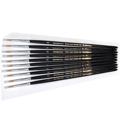 10tlg pinselset künstler - 10tlg.,