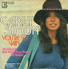 7" Carly Simon – You’re So Vain / Germany 1972
