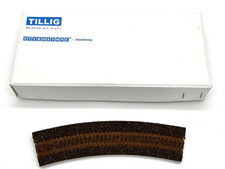 Tillig Elitegleis 86304 Gleisbettung R 21 - R 24 dunkel-braun Spur TT Styrostone