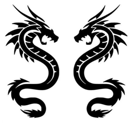 Drachen links rechts - , links/rechts