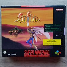 SNES Lufia in Big Box OVP + Spieleberater Super Nintendo PAL Spiel Komplett CIB