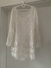 Zara Bluse Oberteil Häkel