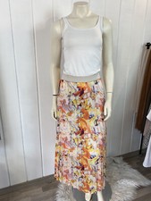 Plissee Rock Maxirock Gr. 36