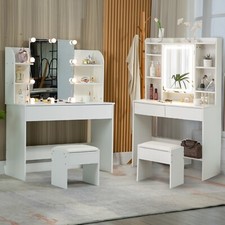 Schminktisch mit spiegel - , und