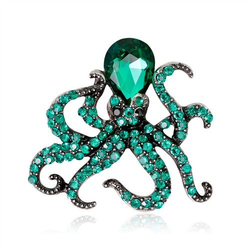 Brosche anstecknadel oktopus - anstecknadel,