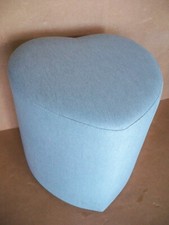  Gutmann Factory Hocker  Sitzhocker  in Herzform  Blaugrau