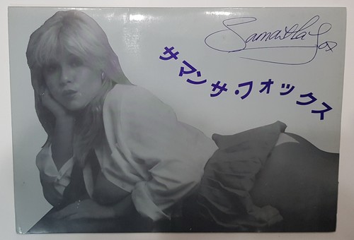 Samantha fox werbemappe grau - ,