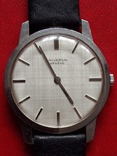 Universal Geneve Armbanduhr Sehr Flach Ultra thin Herren Unisex Cal 42 Top!!