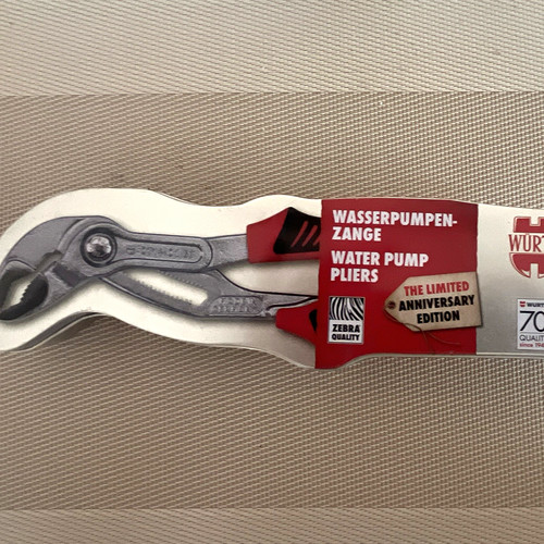 Würth zebra wasserpumpenzange - würth,