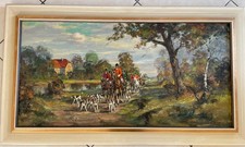Ölgemälde "Die Jagd" von